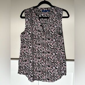 Floral Sleeveless Women's Top